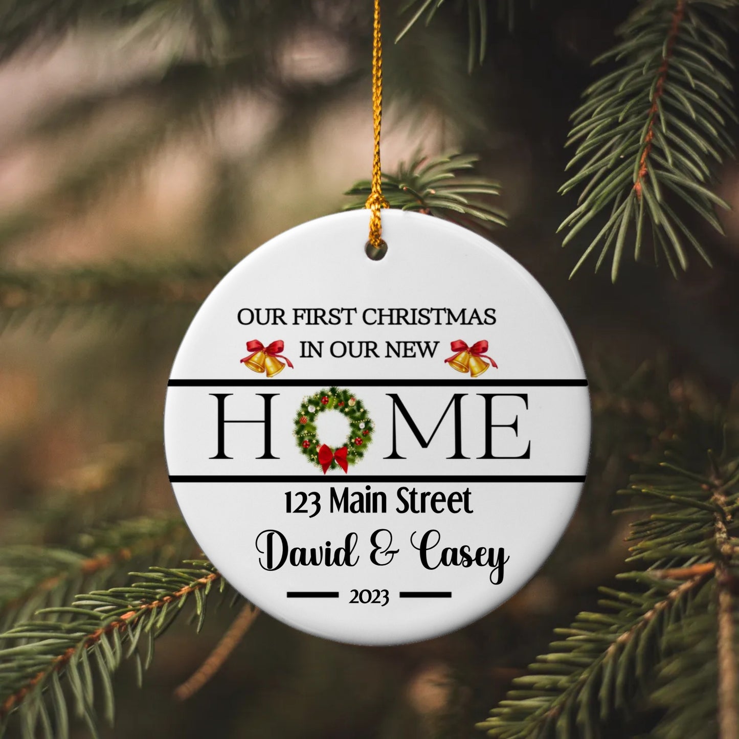 First Christmas in Our New Home: Cherished Memories Ornament