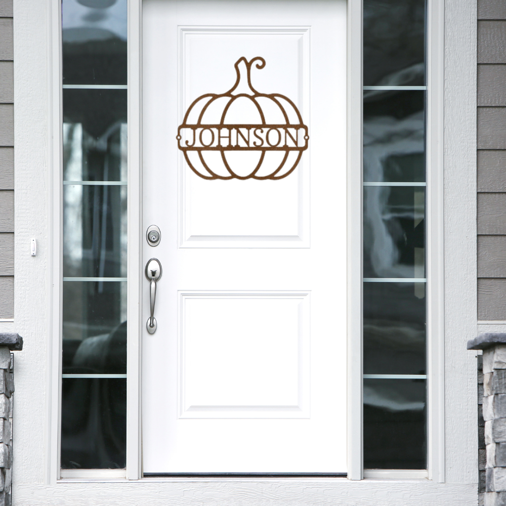 Custom Engraved Pumpkin Wall Art – Delightful Seasonal Decor for Your Home