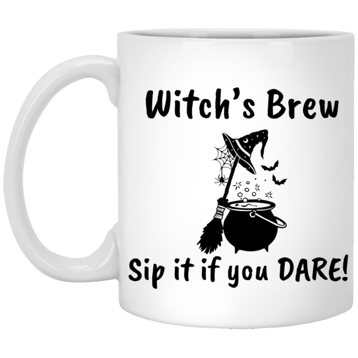 Witch's Brew 11 oz. White Mug