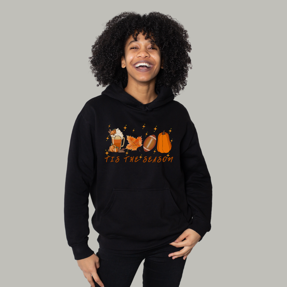 Tis the Season: Celebrate Fall with Pumpkin Spice, Football, and More! - T-shirt, Sweatshirt, Hoodie