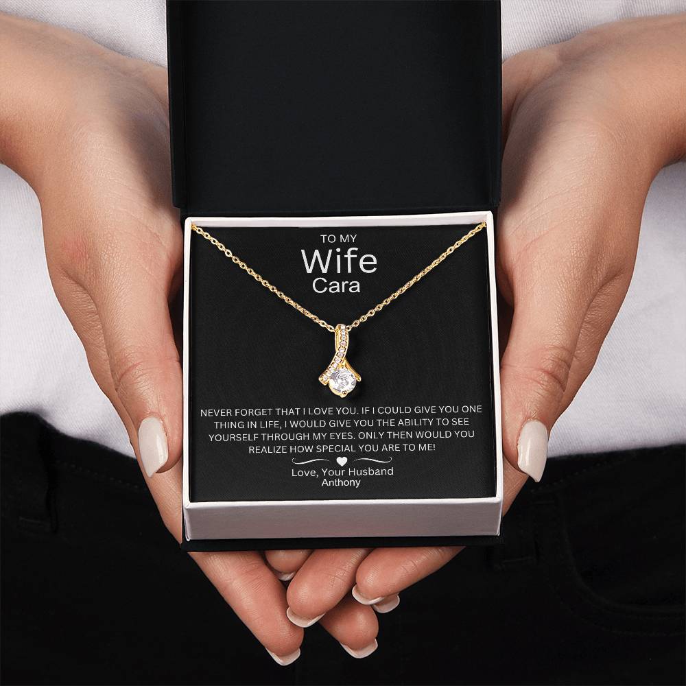 Timeless Allure: A Beautiful Necklace with a Love Note for My Wife